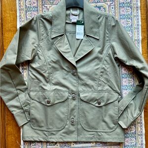 Filson Shelter Cloth Canyon Jacket Otter Green Womens M NWT USA